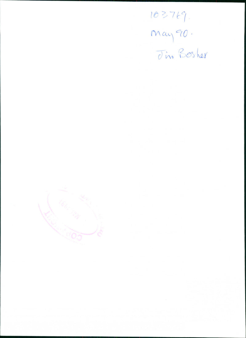 Jim Bosher - Vintage Photograph