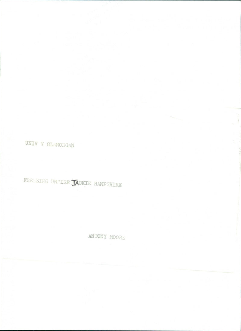 Jackie Hampshire - Vintage Photograph