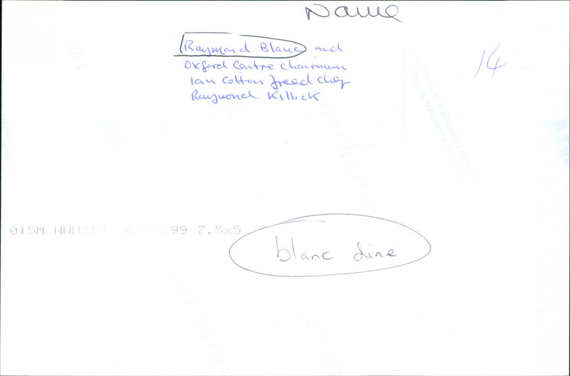 Raymond Blanc - Vintage Photograph