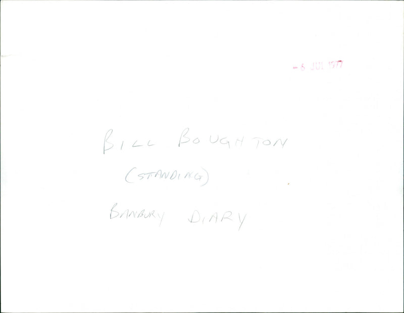 Bill Boughton - Vintage Photograph