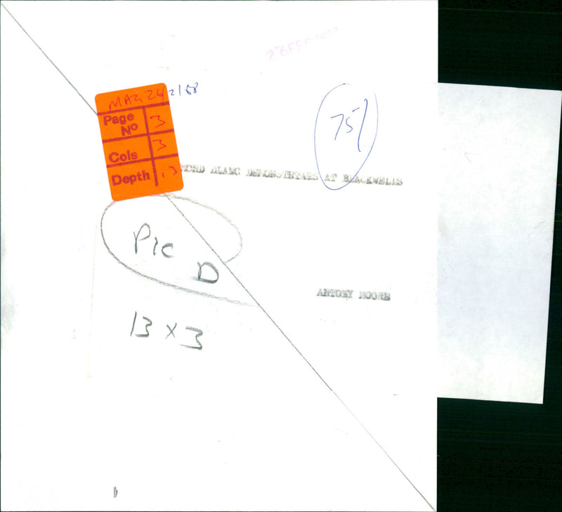 Raymond Blanc - Vintage Photograph