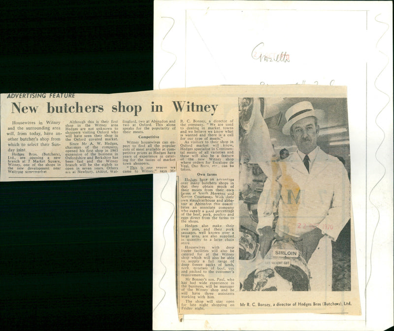 Mr. RC Bonsey - Vintage Photograph