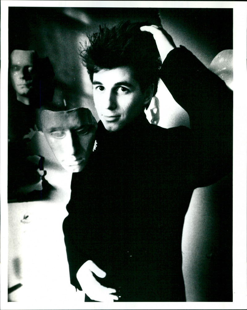 Mask Maker - Vintage Photograph