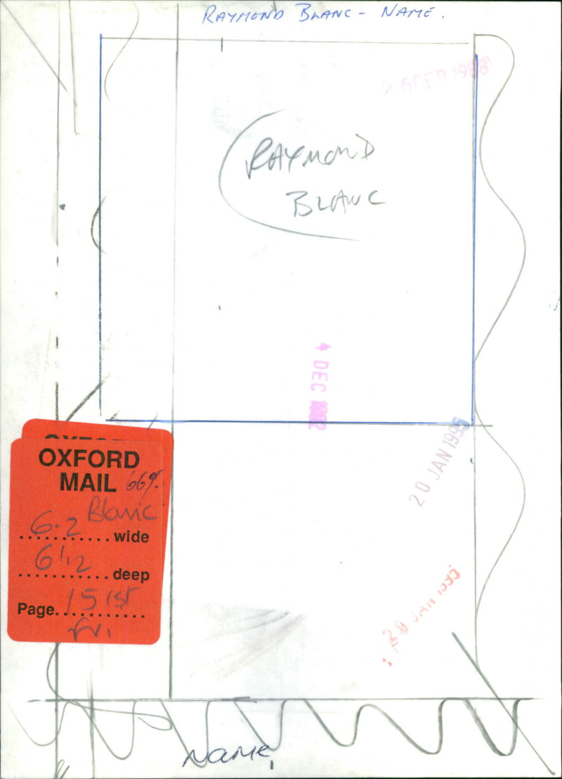 Raymond Blanc - Vintage Photograph