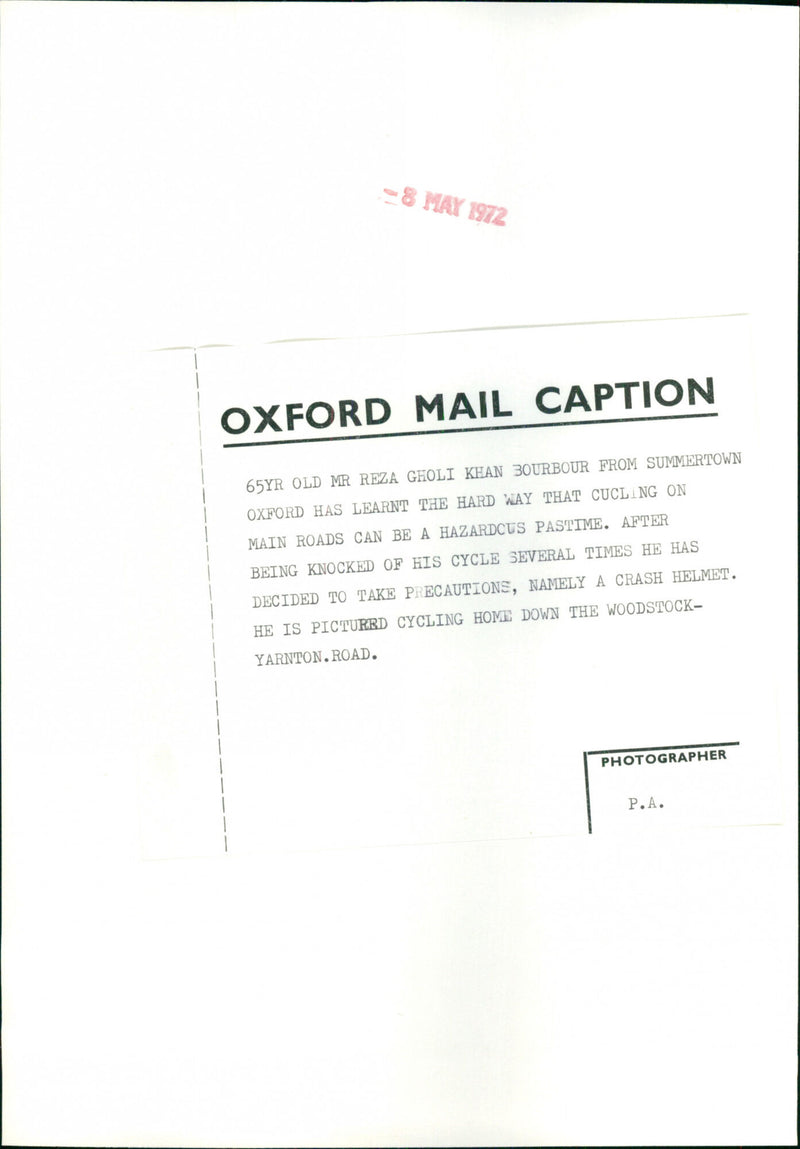 Reza Gholi Khan Bourbour - Vintage Photograph