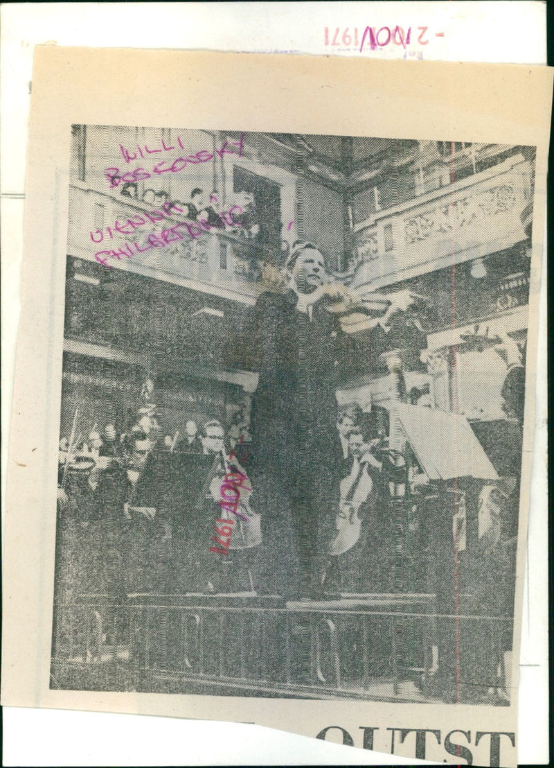 Willi Boskovsky - Vintage Photograph