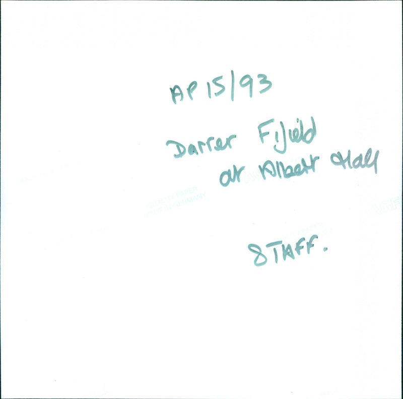 Darren Fifield - Vintage Photograph