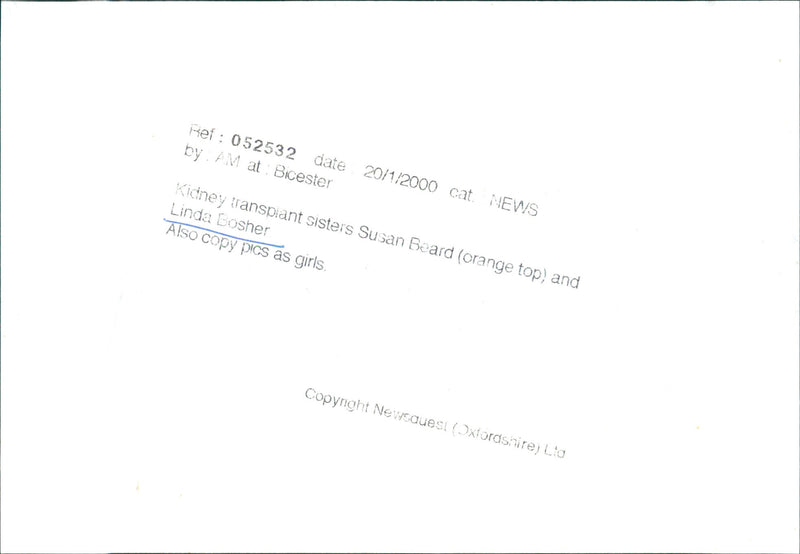 Linda Bosher - Vintage Photograph