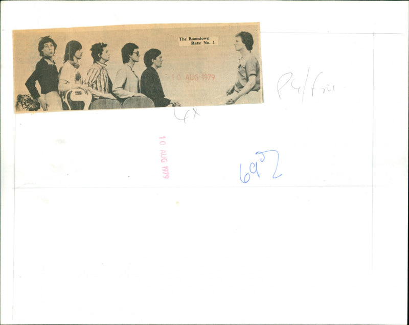 The Boomtown Rats - Vintage Photograph