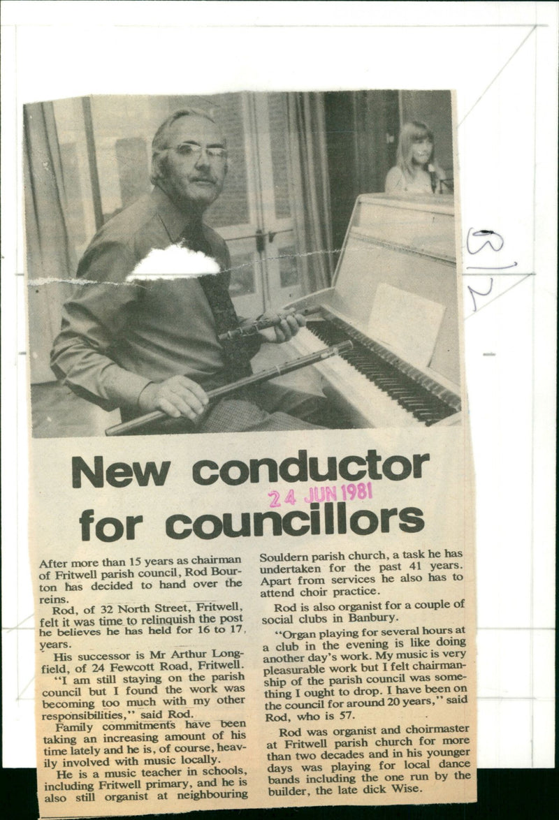 Rod Bourton - Vintage Photograph