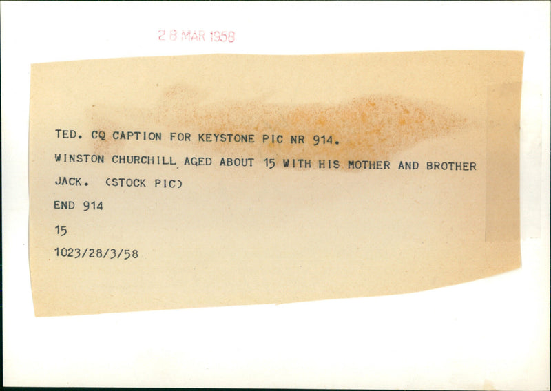 Winston Churchill - Vintage Photograph