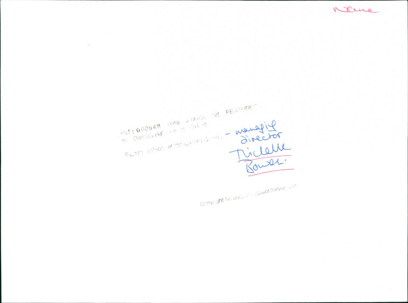 Michelle Bowen - Vintage Photograph