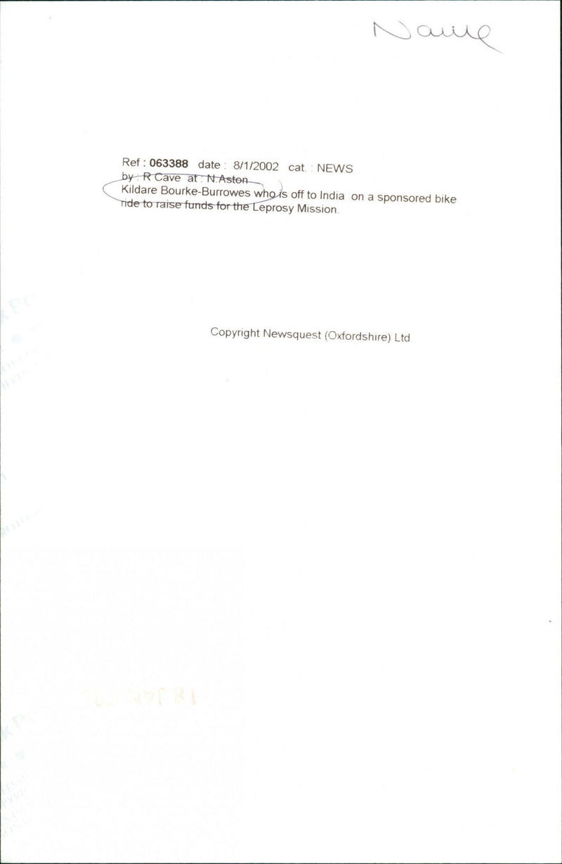 Kildare Bourke-Burrowes - Vintage Photograph