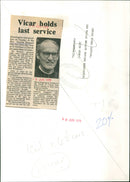 Rev. Harold Bennett - Vintage Photograph