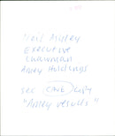 Neil Ashley - Vintage Photograph