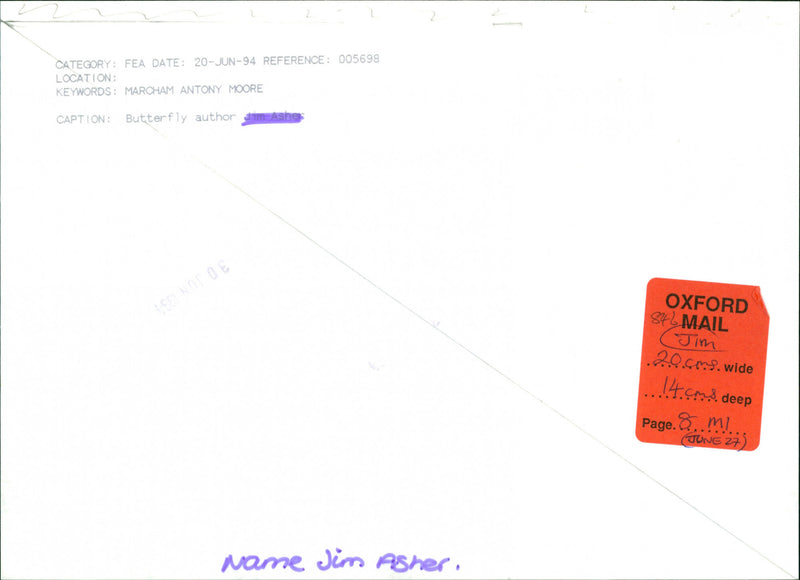 Jim Asher - Vintage Photograph