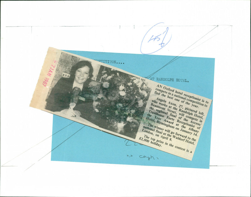 Angela Axon - Vintage Photograph