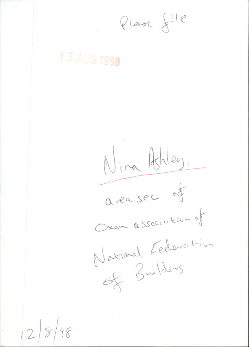 Nina Ashley - Vintage Photograph