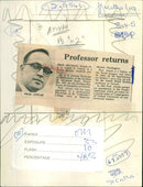 Prof. Michael Atiyah - Vintage Photograph