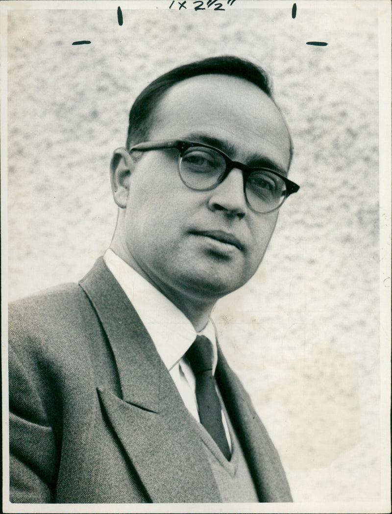 Prof. Michael Atiyah - Vintage Photograph