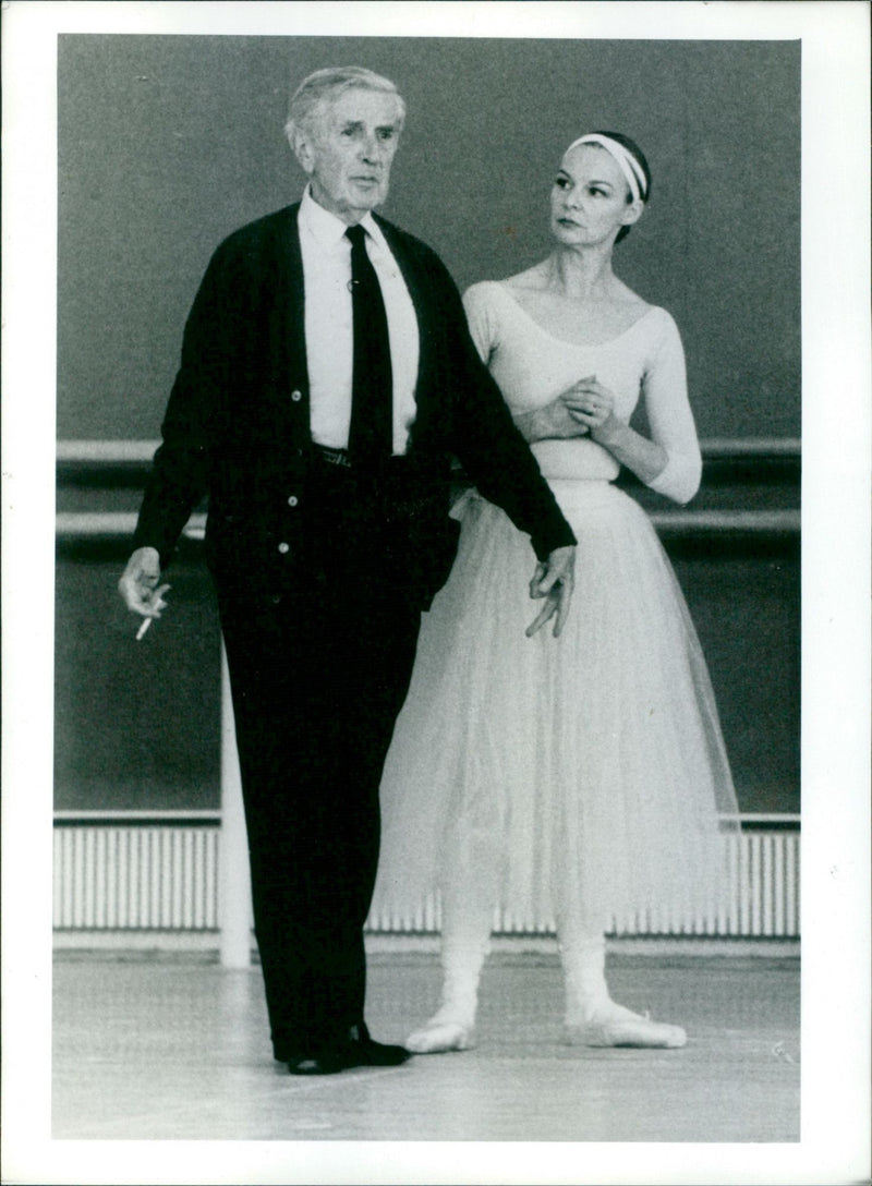 Frederick Ashton with Antoinette Sibley - Vintage Photograph
