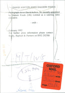 David Ashton - Vintage Photograph