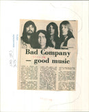 Bad Company band - Vintage Photograph
