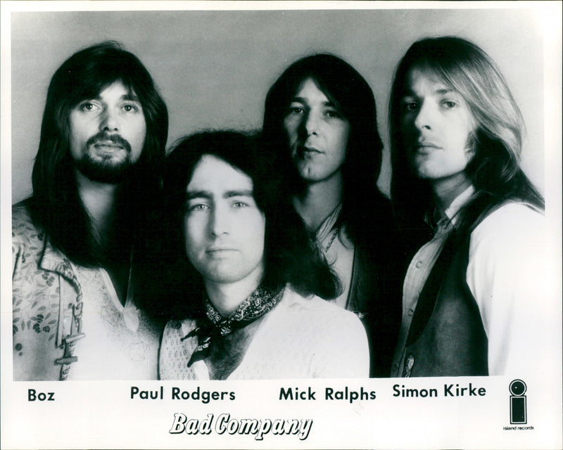 Bad Company band - Vintage Photograph