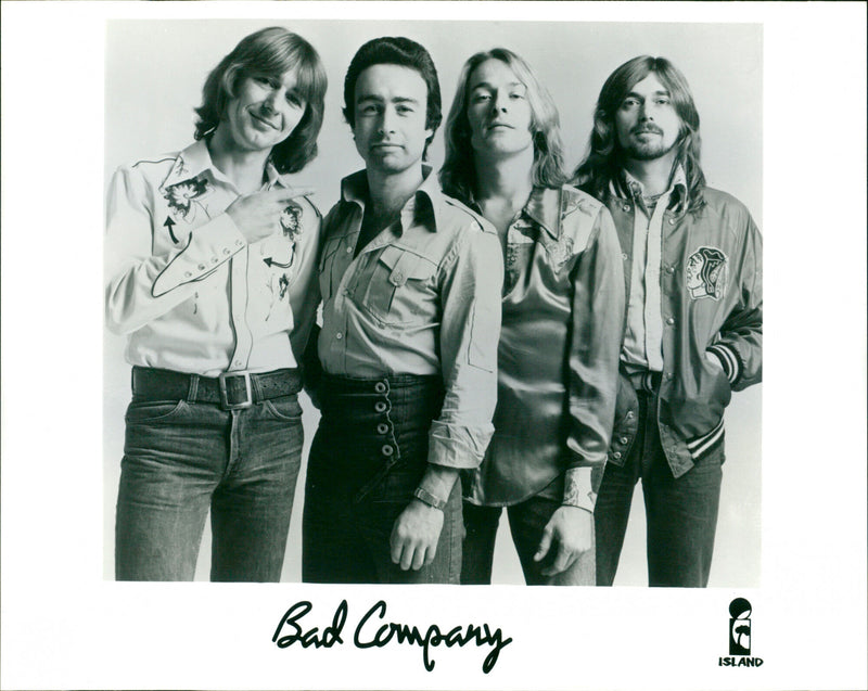 Bad Company band - Vintage Photograph
