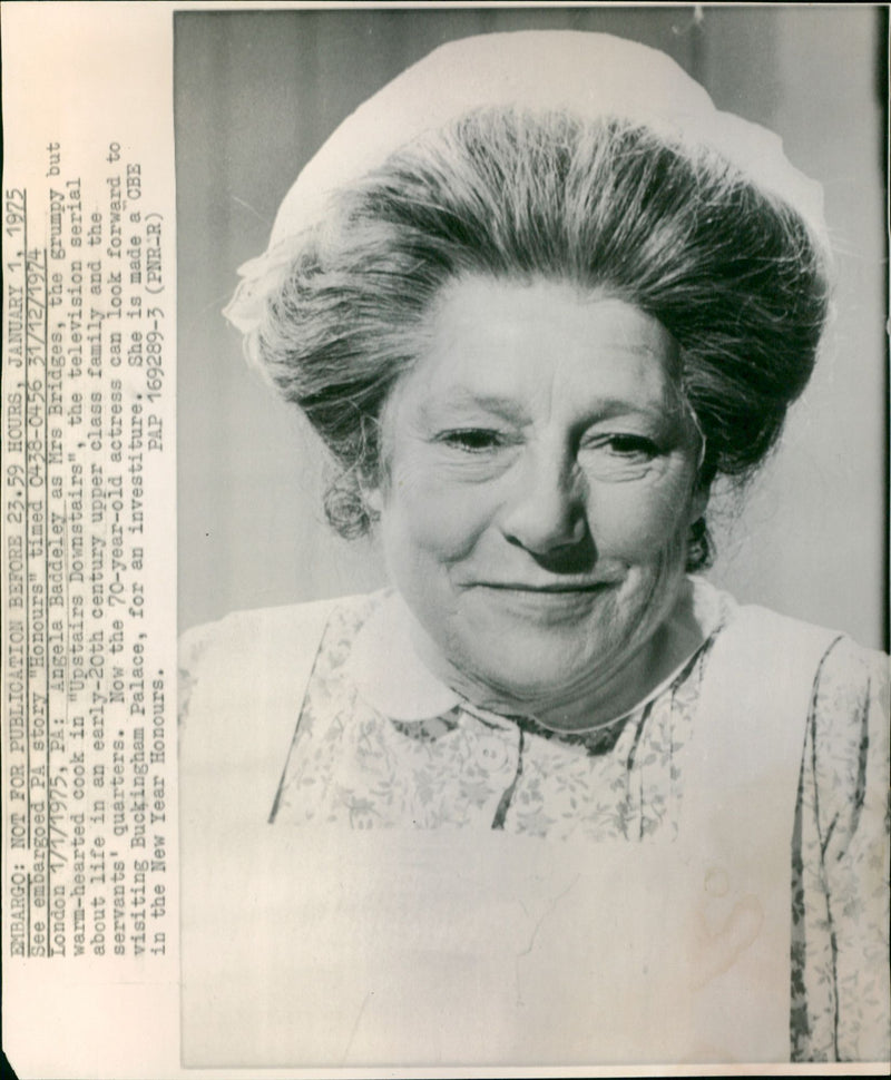 Angela Baddeley - Vintage Photograph