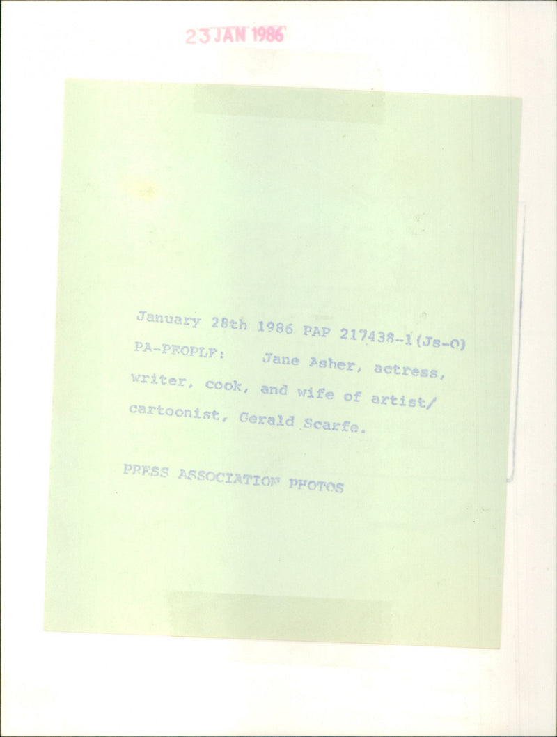 Jane Asher - Vintage Photograph