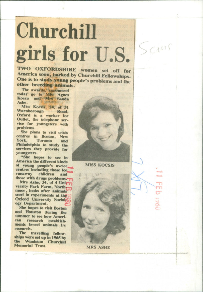 Mrs. Sanda Ashe - Vintage Photograph