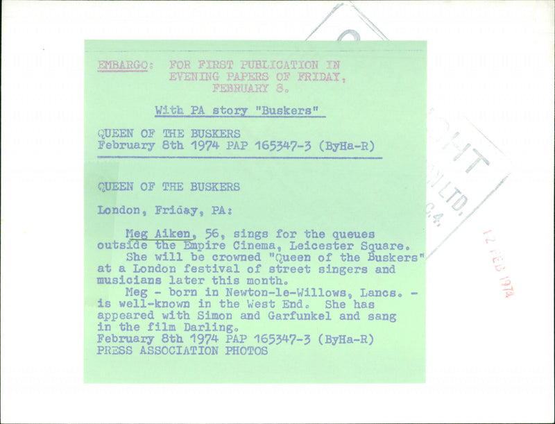 Meg Aiken - Vintage Photograph