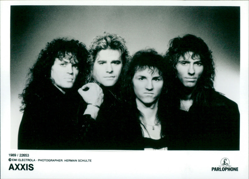 Axxis band - Vintage Photograph