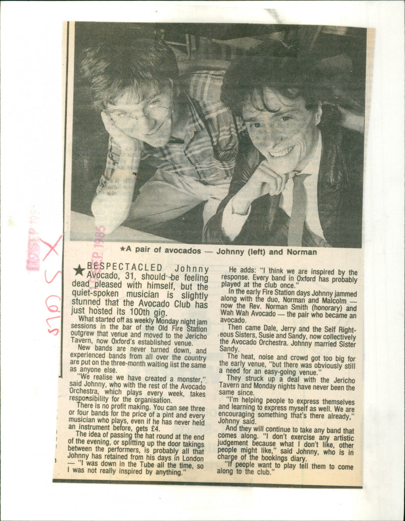 Johnny Avocado - Vintage Photograph