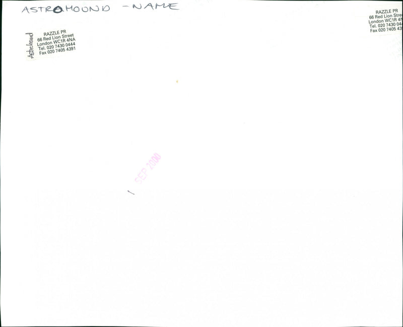 Astrohound - Vintage Photograph