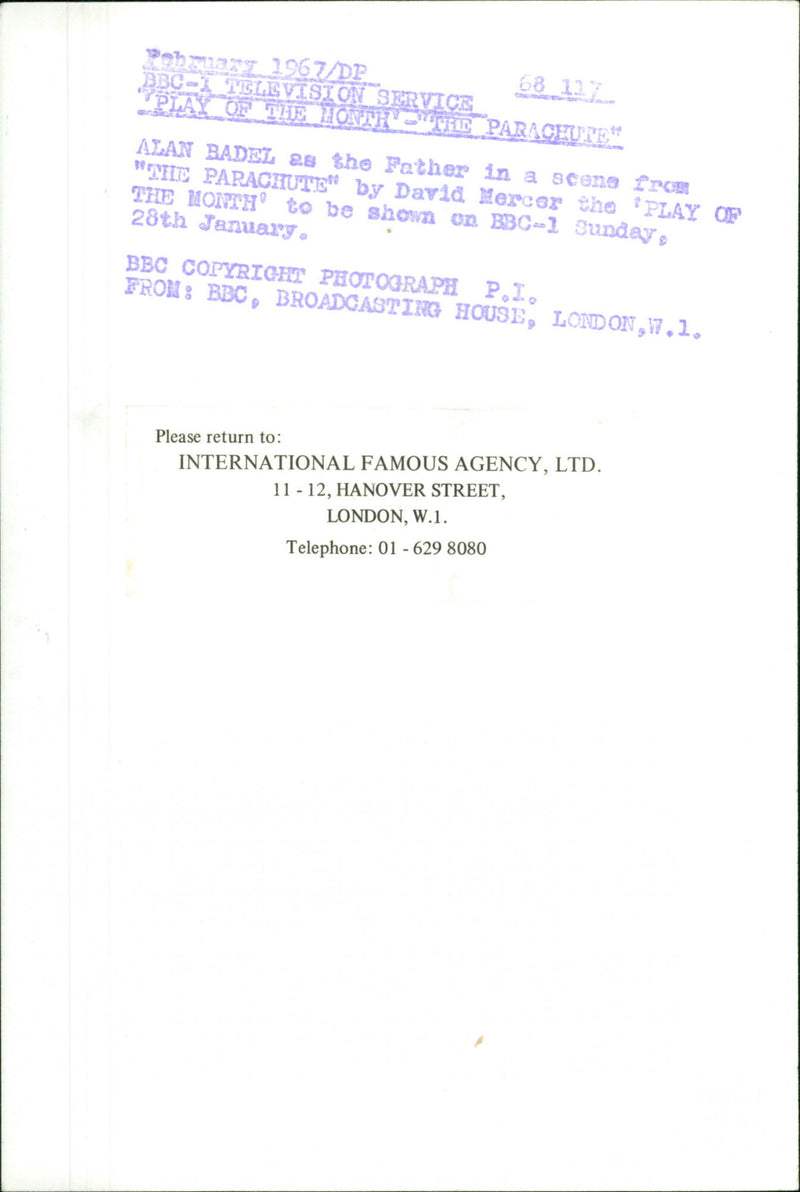 Alan Badel - Vintage Photograph