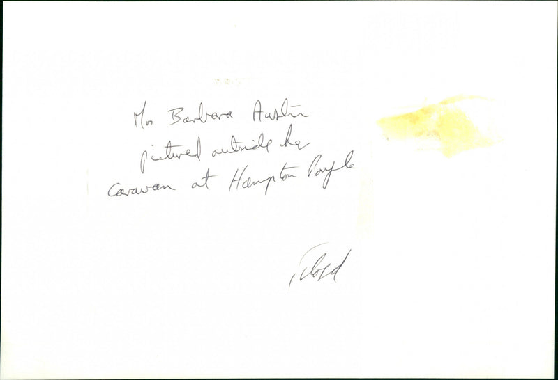 Mrs. Barbara Austin - Vintage Photograph