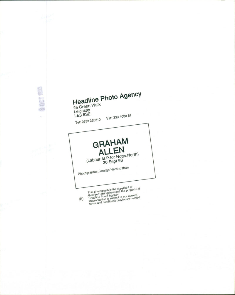 Graham Allen - Vintage Photograph