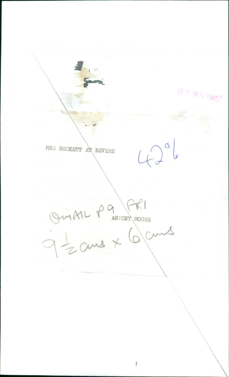 Connie Beckett - Vintage Photograph