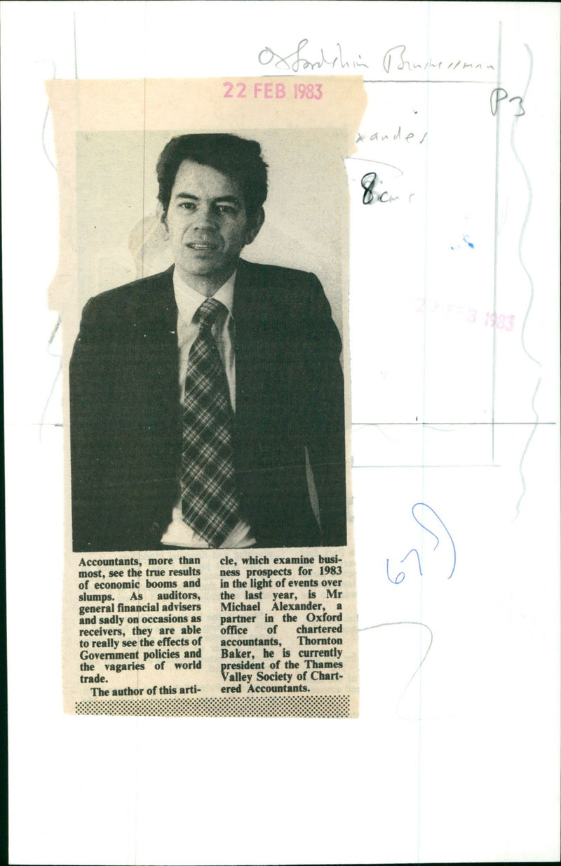 Mr. Michael Alexander - Vintage Photograph