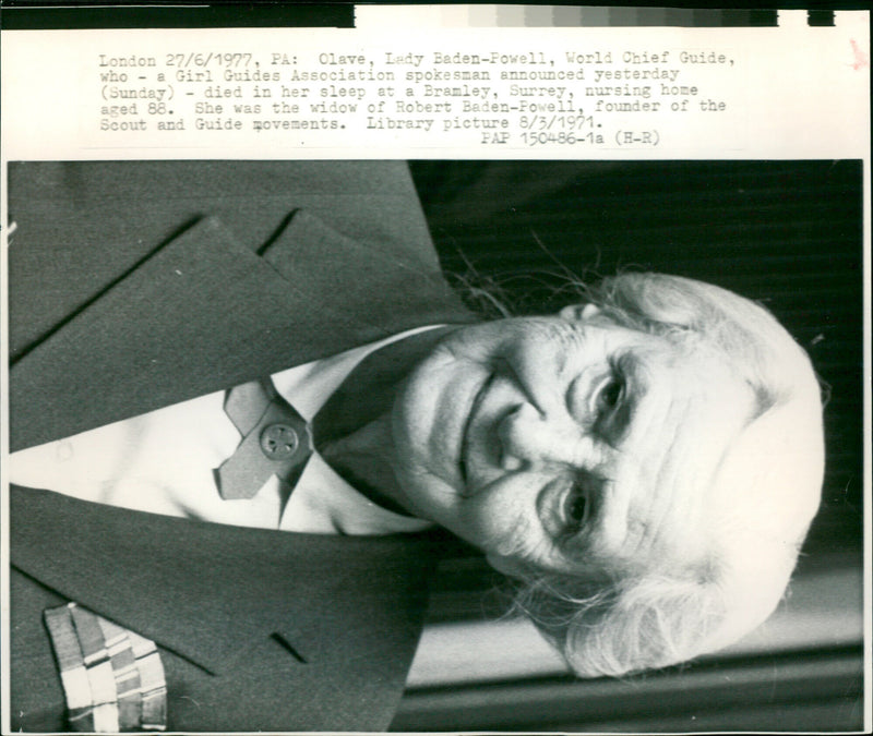 Lady Baden-Powell - Vintage Photograph