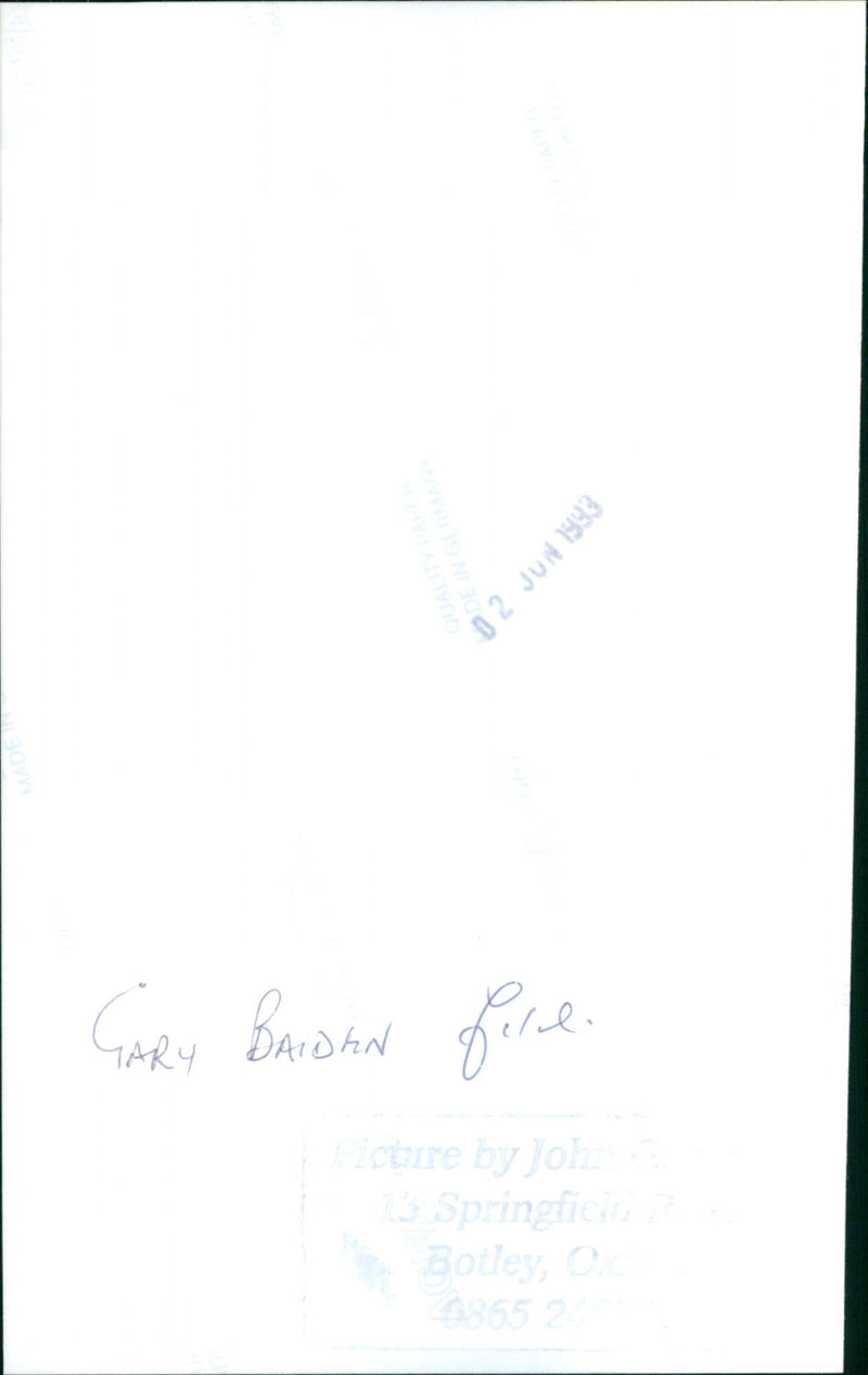 Gary Balden - Vintage Photograph