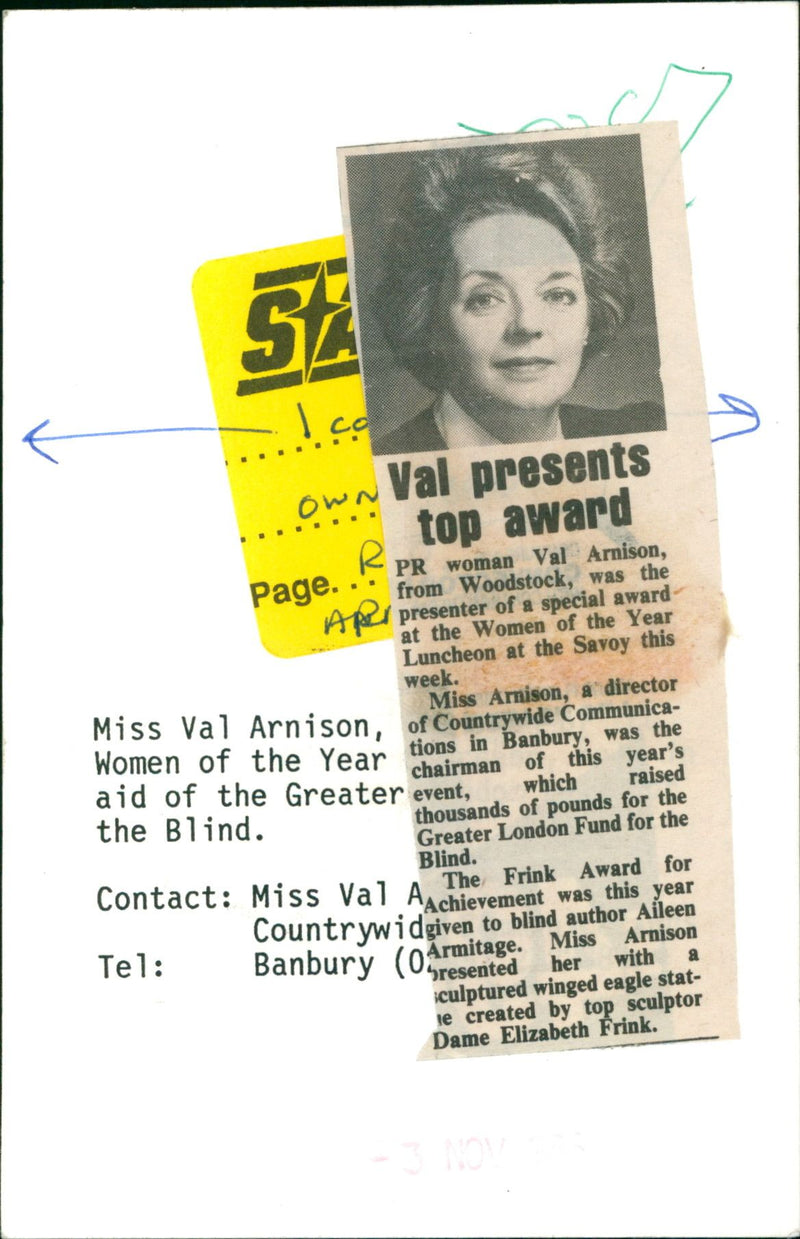 Val Arnison - Vintage Photograph