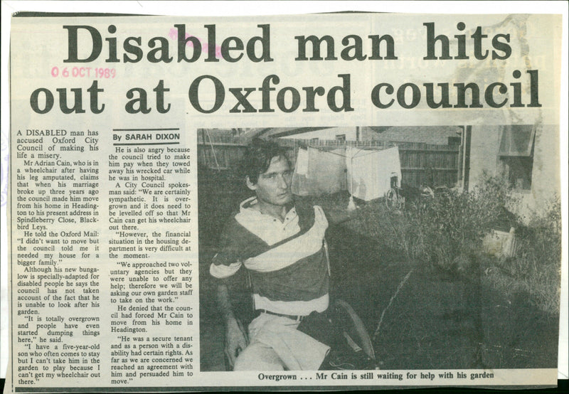 Mr. Adrian Cain - Vintage Photograph