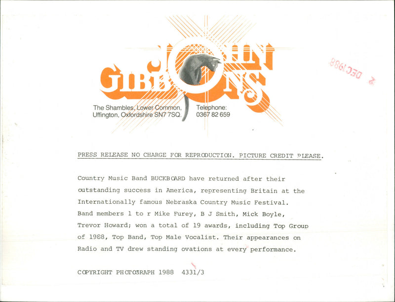 Buckboard band - Vintage Photograph