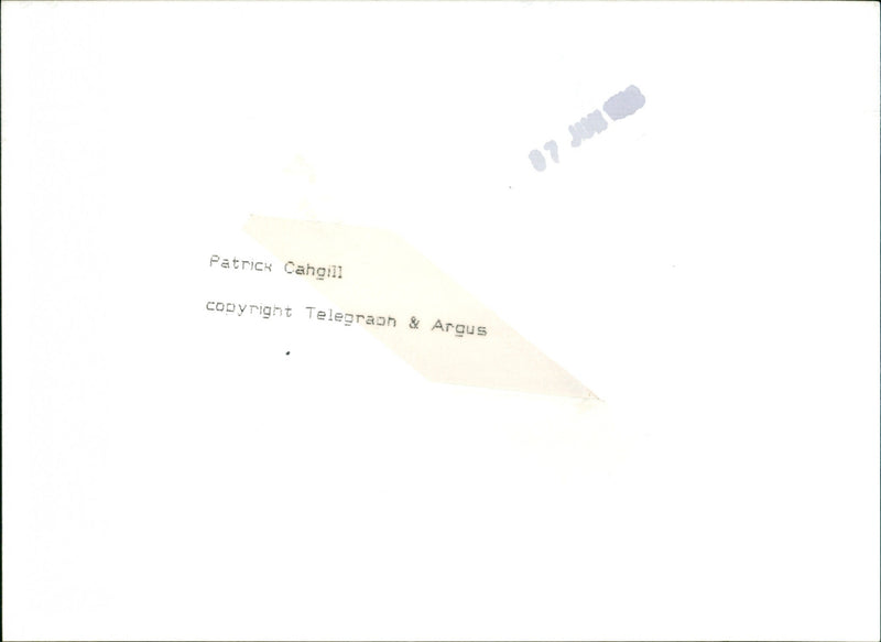 Patrick Cargill - Vintage Photograph