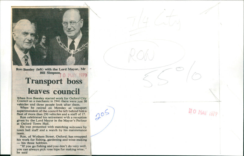 Ron Beesley - Vintage Photograph