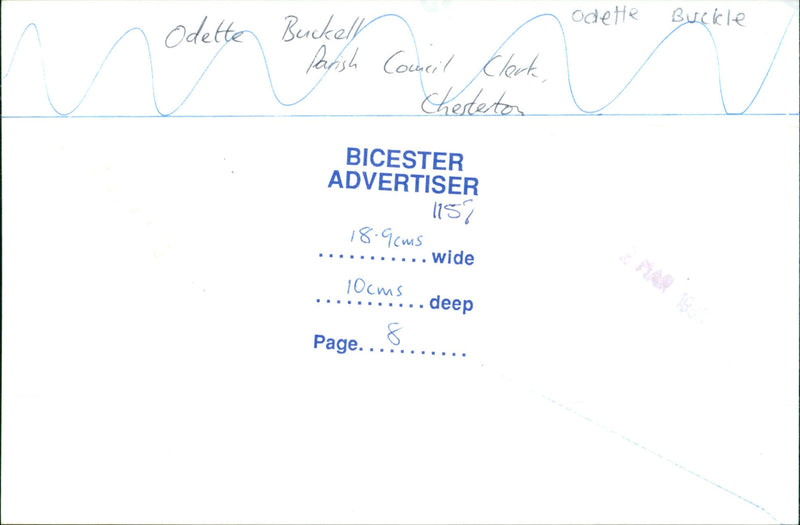 Odette Buckell - Vintage Photograph