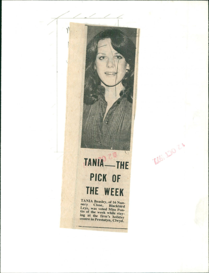 Tania Beasley - Vintage Photograph